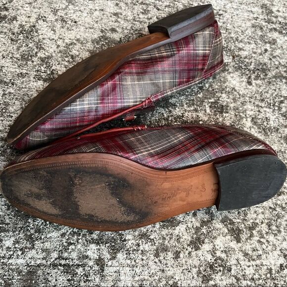 Sam Edelman Women's Loraine Bit Loafer Almond Toe Leather‎ Plaid Multicolor 6.5M - Picture 5 of 7